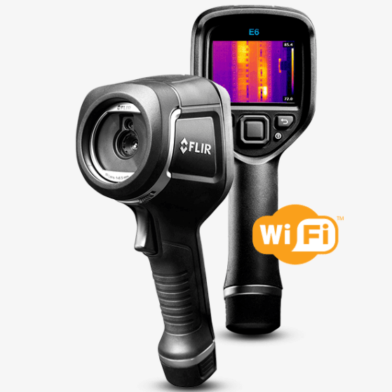 Termocamera FLIR E6-XT con intervallo di temperatura esteso
